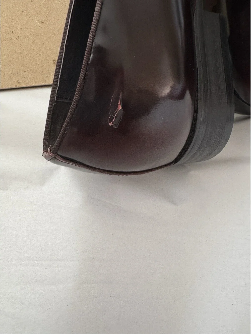 Carrucci KS2240-05 P Men’s Deerskin Leather Loafers Burgundy Slip On Dress 15